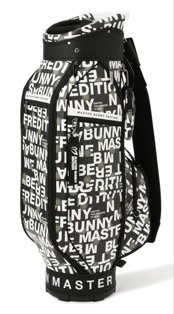 マスターバニーエディション総柄プリントキャディバッグ新品未使用ポーチ付き