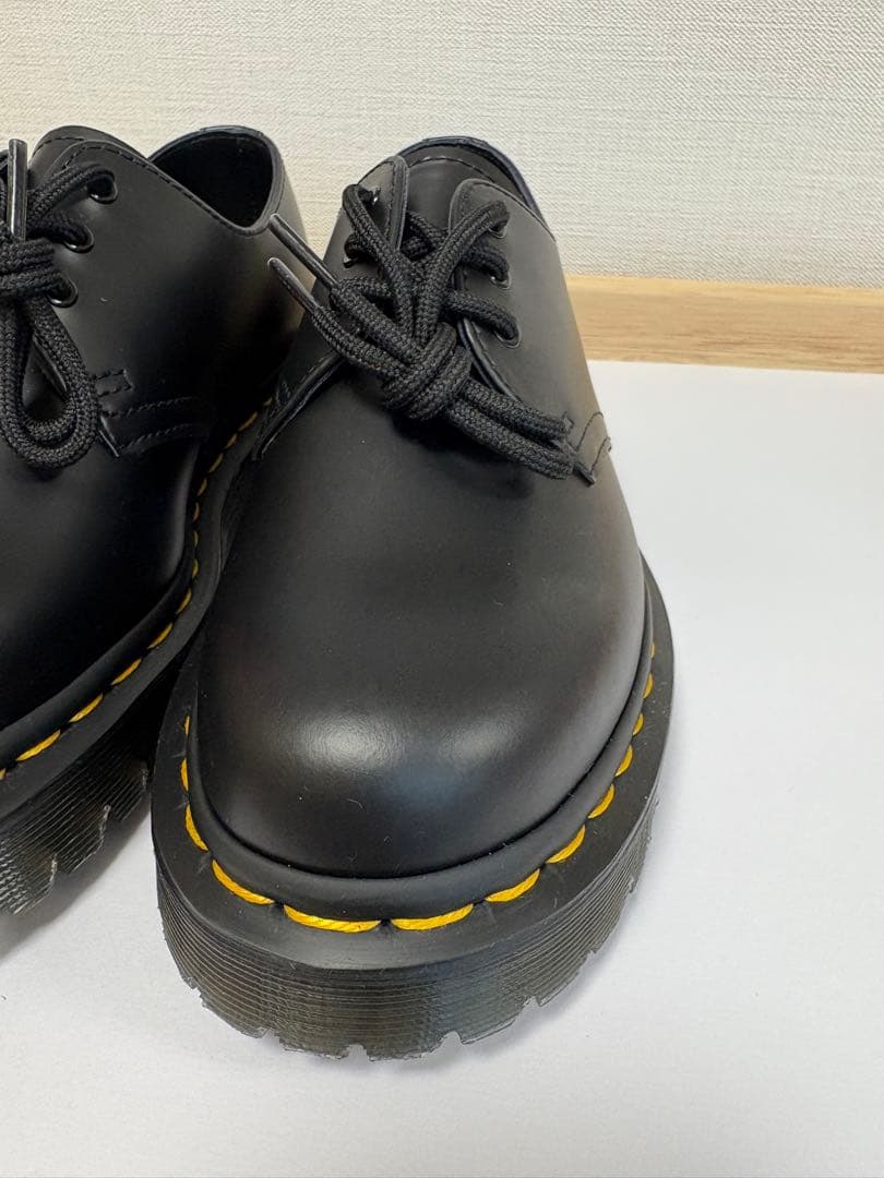 【未使用美品】ドクターマーチン ショートブーツ 厚底 3ホールレディース