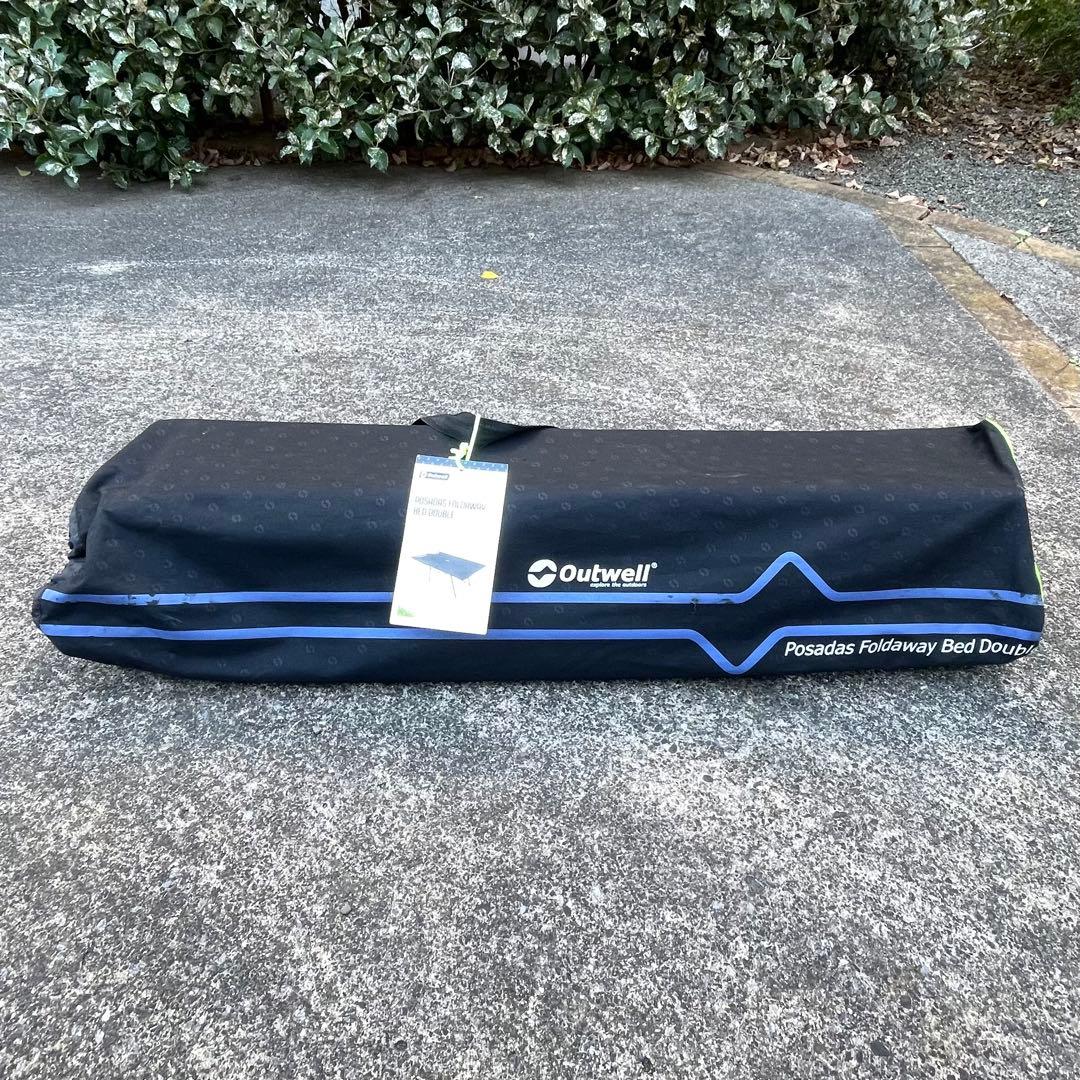 二人用 コット ダブル 折りたたみ式 キャンプ アウトドア ベッド ふたり用