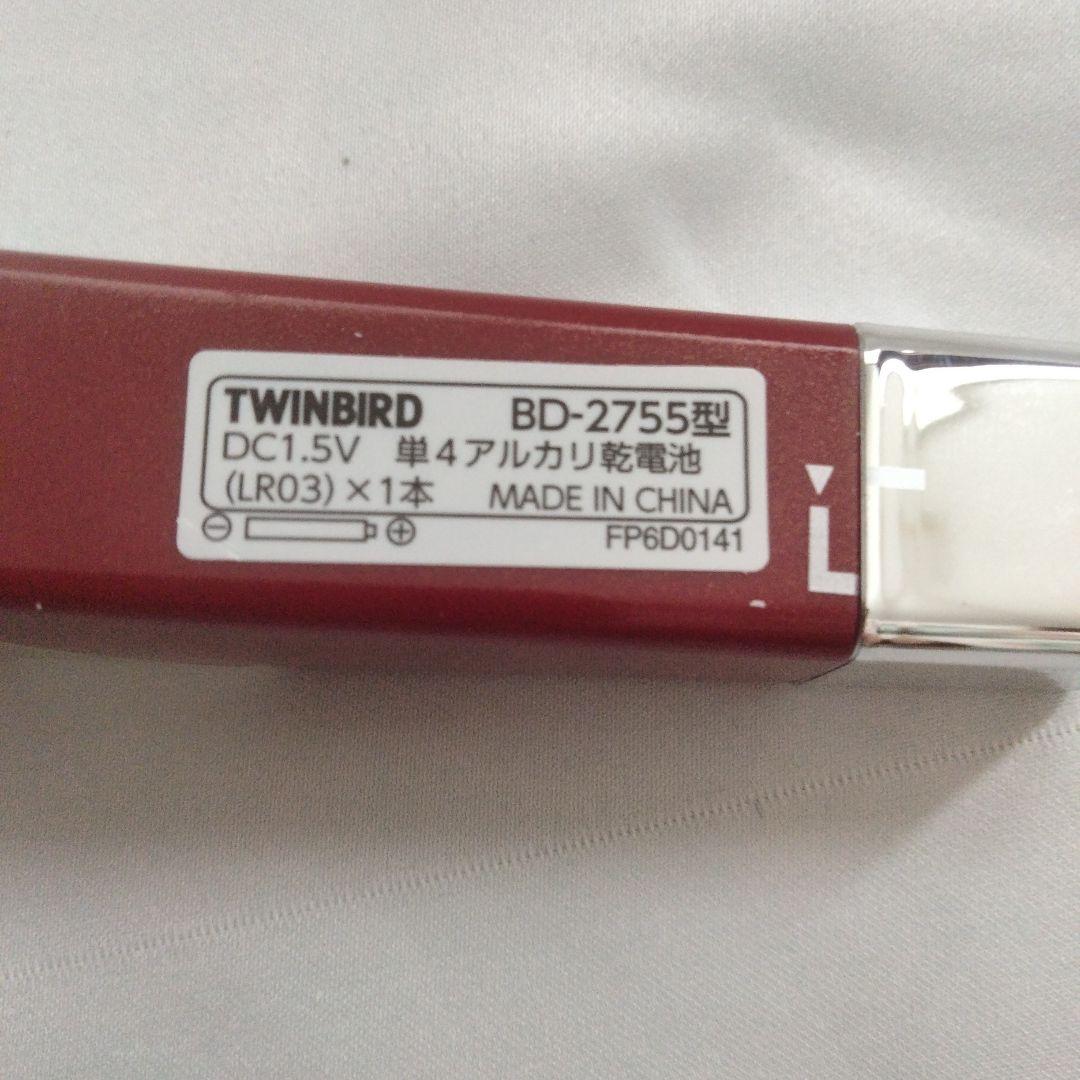 ✨新品✨ツインバード 音波振動式歯ブラシ レッド 電動歯ブラシ レッド