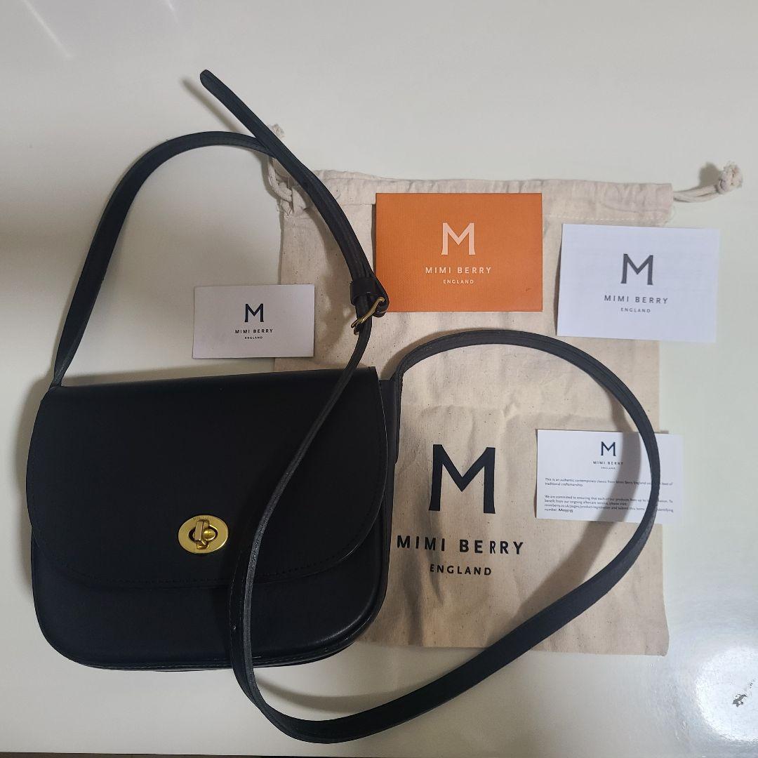 MIMI BERRY FEBE ミミベリー ショルダーバッグ 本革 ターンロック