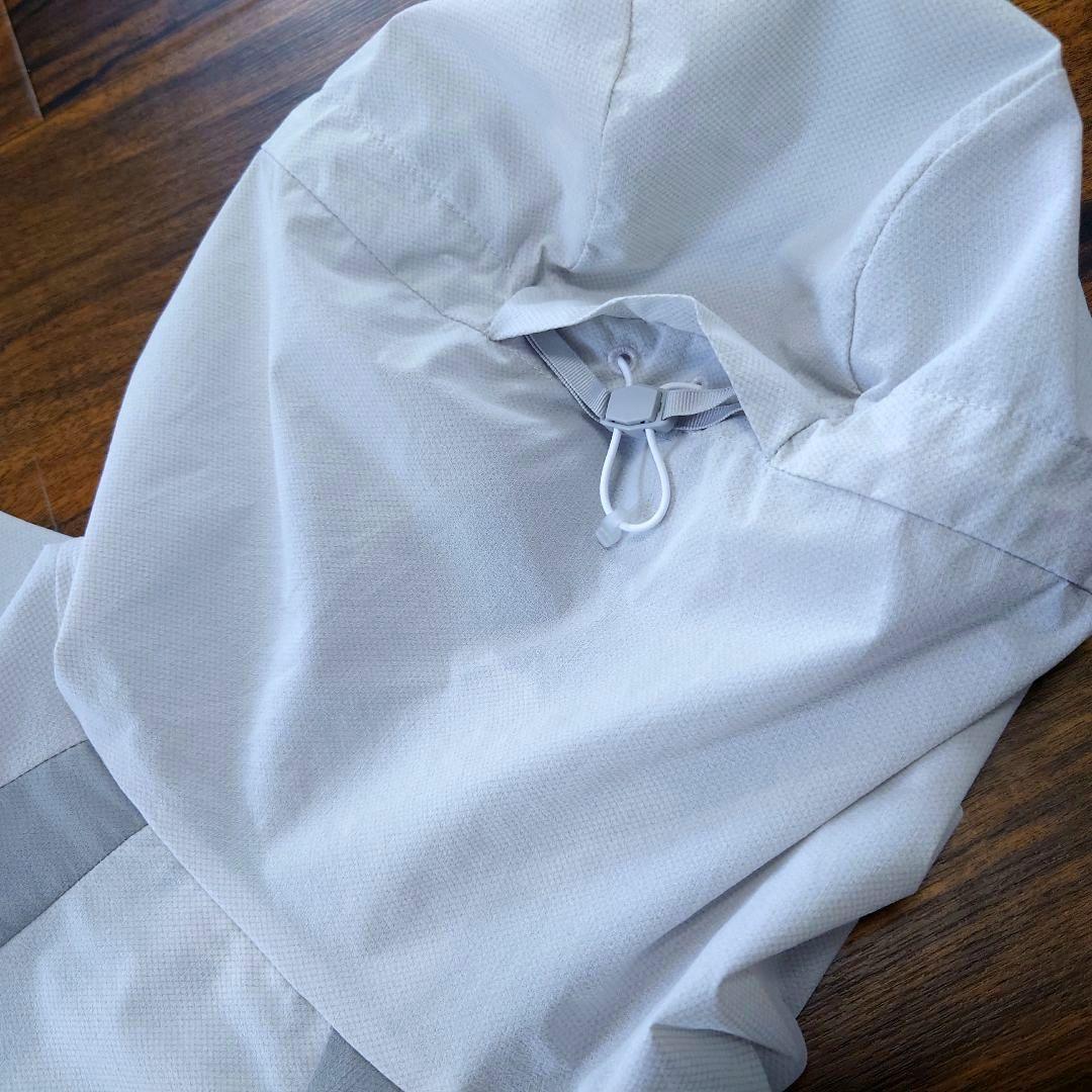 極美品 adidas ADIZERO 駅伝 超軽量ランニングジャケット グレー