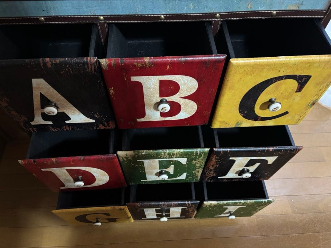 週末値下げ！アンティーク調　チェスト　アルファベット　ABC♪