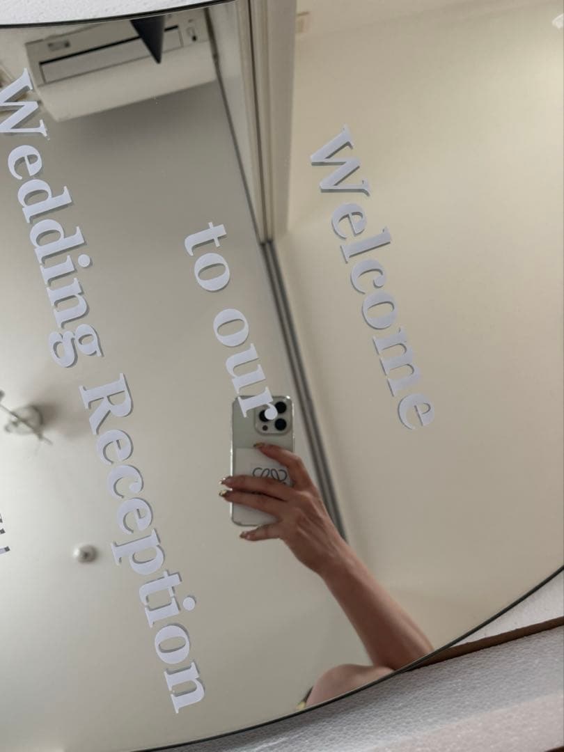 ウェルカムボード ミラー 結婚式用　ウェディング　レセプション　鏡のみ