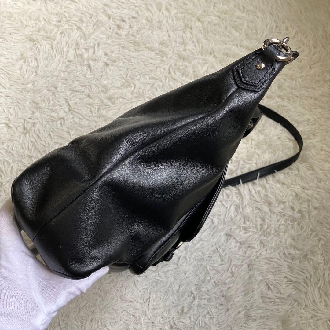 未使用級 coach コーチ 2way 黒 ブラック トートバッグ キャンベル