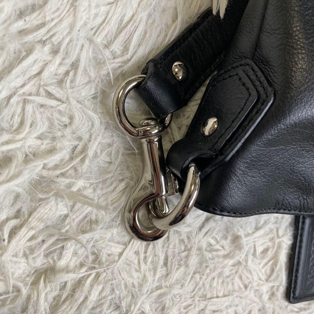 未使用級 coach コーチ 2way 黒 ブラック トートバッグ キャンベル