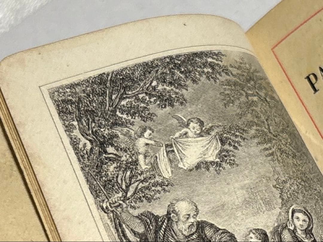 紫モノグラム2冊セットフランスアンティーク◇聖書◇祈祷書◇ミセル◇金彩パープル