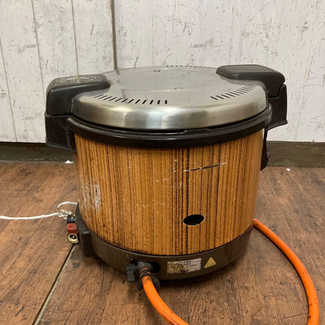 C-壁 昭和レトロ パロマ 業務用 ガス炊飯器 PR-4000 2.2升 LP
