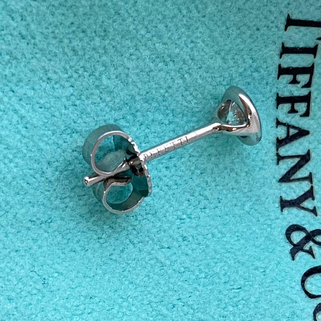 ティファニー Pt950 バイザヤードピアス 約4.8mm 片方のみ プラチナ