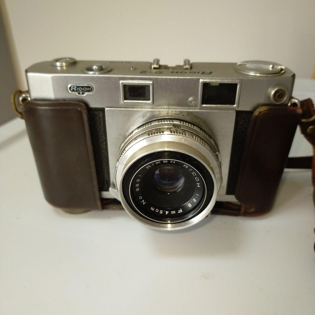 レトロ　カメラ　昭和 RIKEN RICOH　ケース　セット