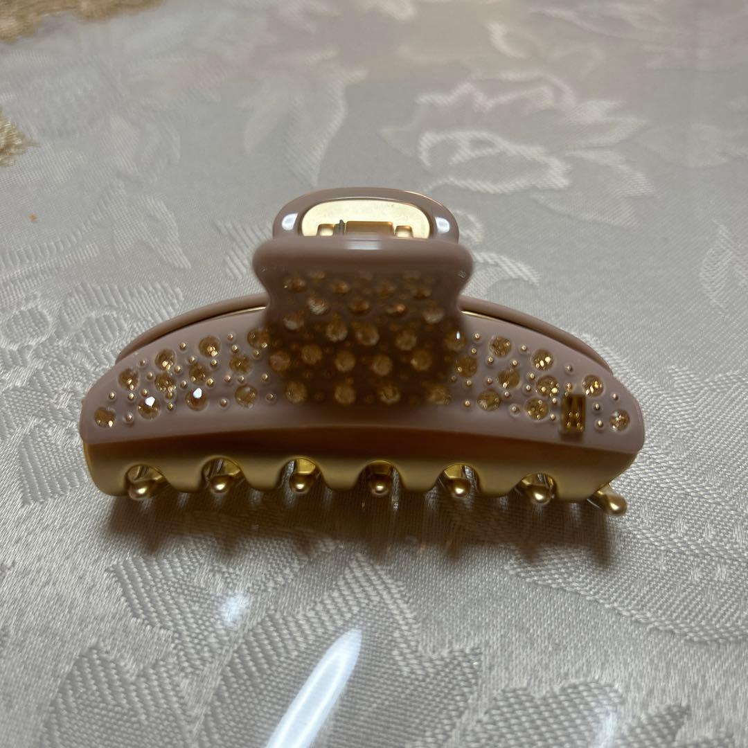 アレクサンドルドゥパリ ヘアクリップ　M ベージュ