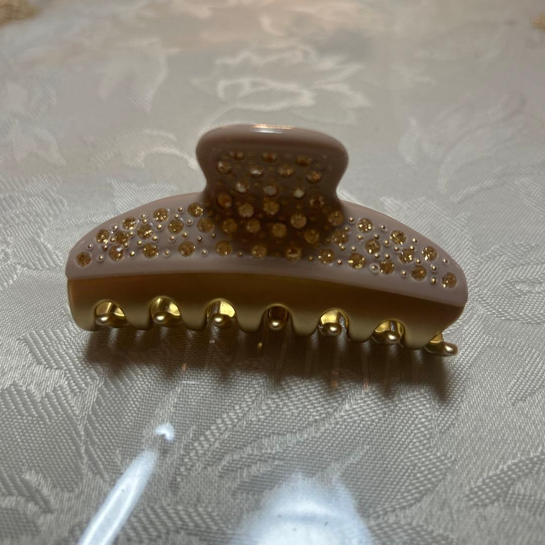 アレクサンドルドゥパリ ヘアクリップ　M ベージュ