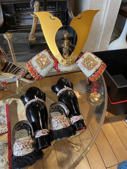 伝統的 五月人形 豪華な装飾