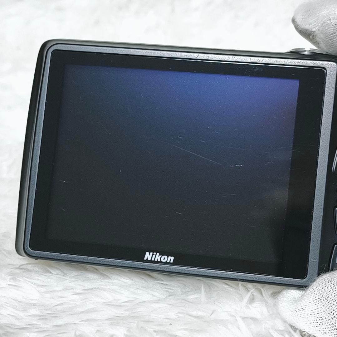 極美品✨NIKON COOLPIX S4400 シルバー コンデジ デジカメ
