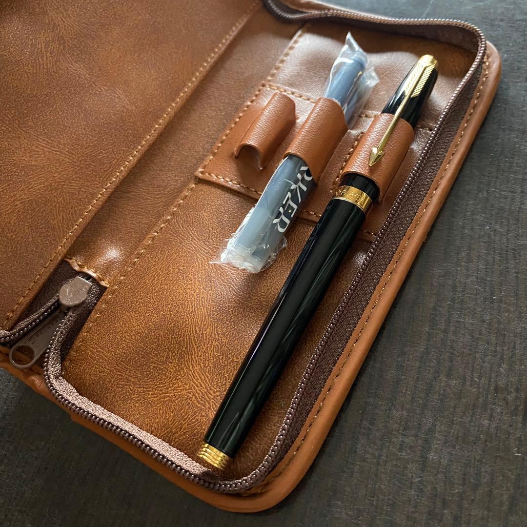 【新品 未使用】PARKER 万年筆 ペンケース インク