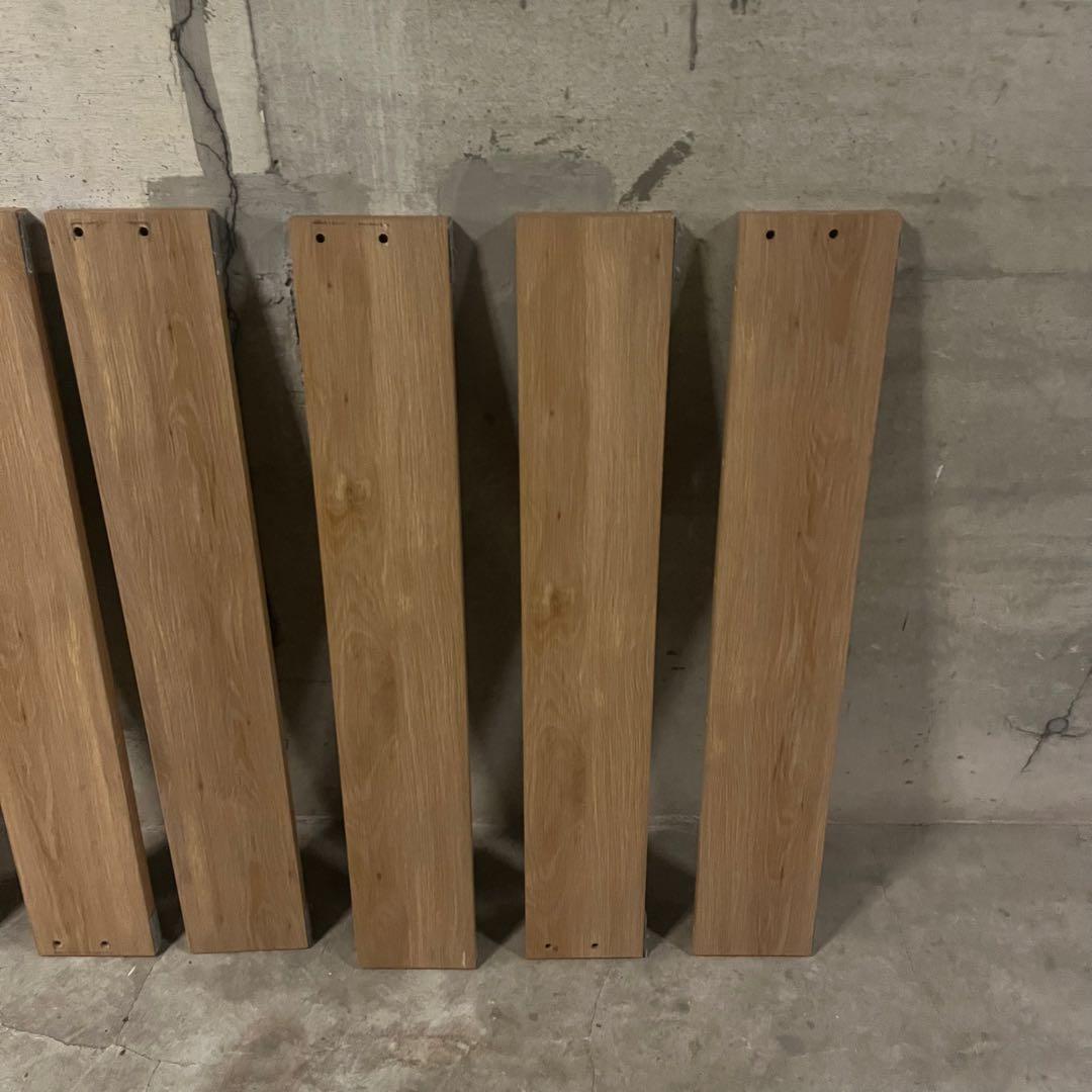 【良品】LOWYA ロータイプ すのこベッド セミダブル シャビーナチュラル