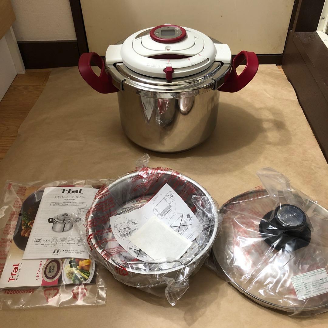 T-fal ティファール　 圧力鍋 クリプソアーチ　タイマー　6.0L 未使用品