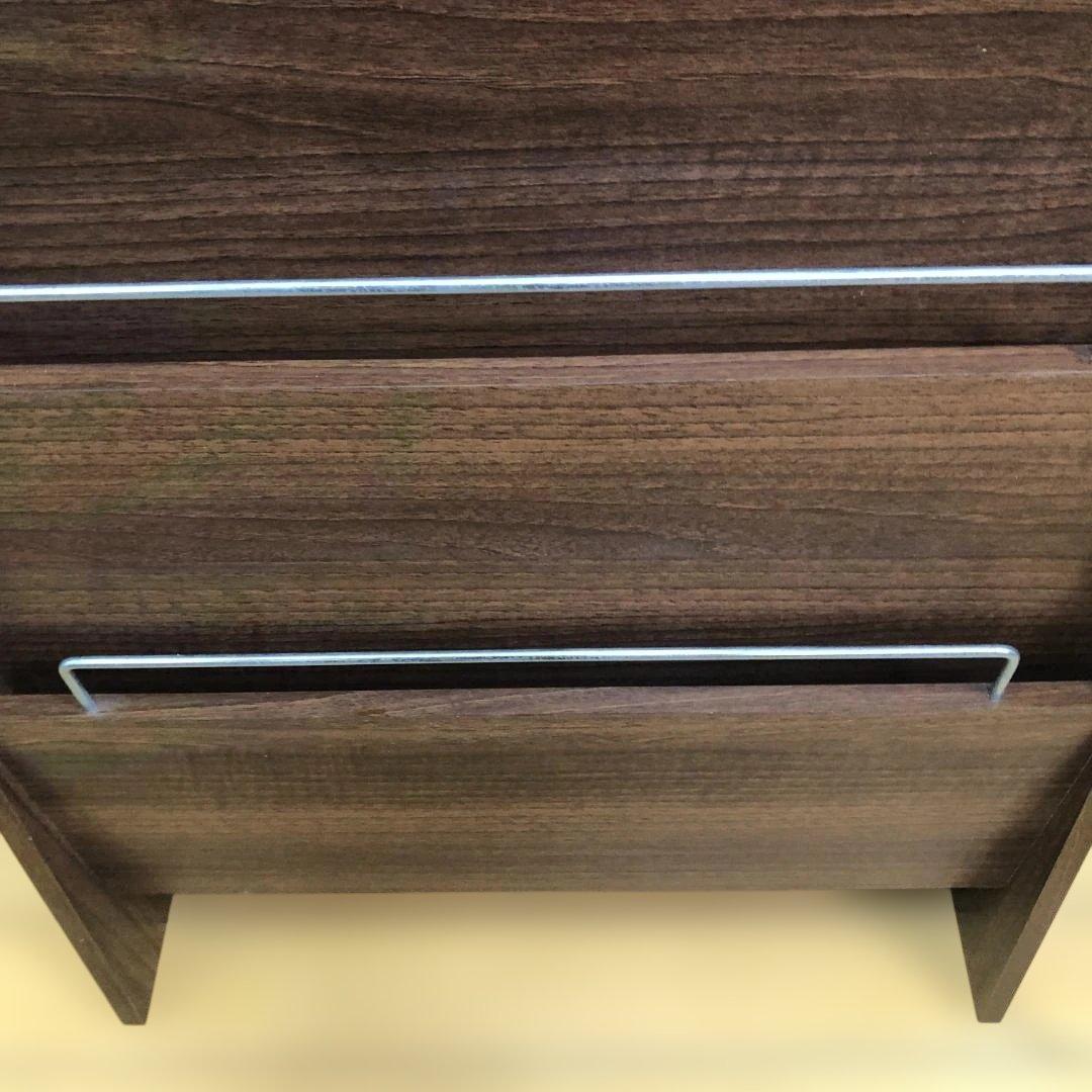 送料無料 木製 マガジンラック 5段 雑誌収納 絵本スタンド251130