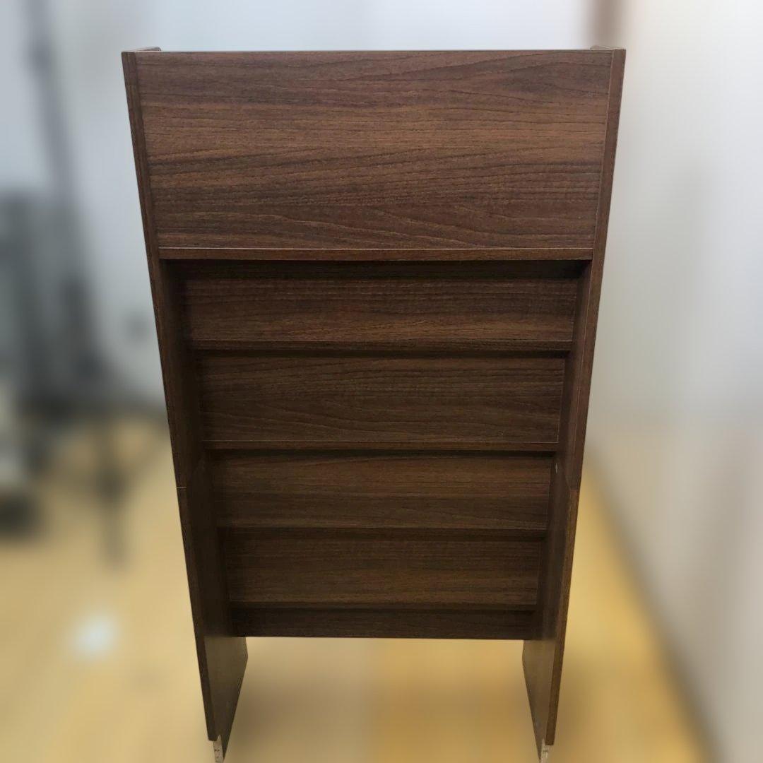 送料無料 木製 マガジンラック 5段 雑誌収納 絵本スタンド251130