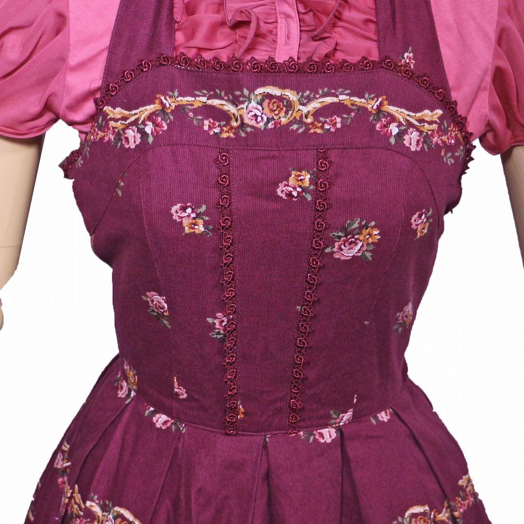 新品 イノセントワールド ローズコブリンプリント ホルダーネック JSK