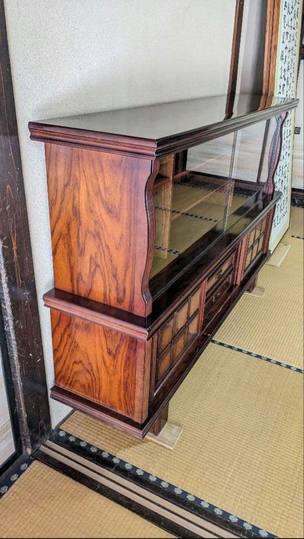 サイドチェスト アンティーク家具　断捨離　コレクション整理