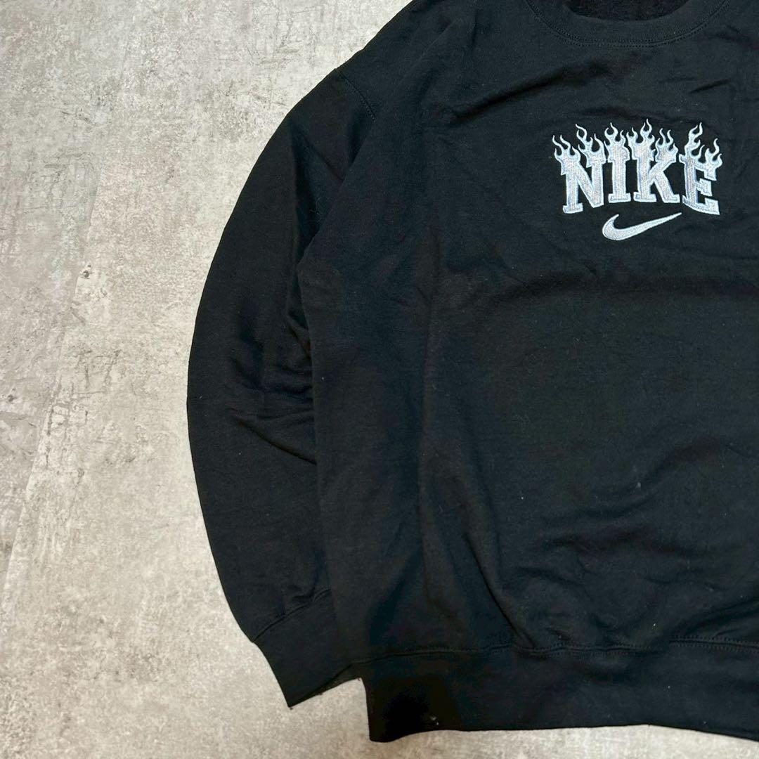 y2k NIKE ファイヤーロゴ GILDANボディ