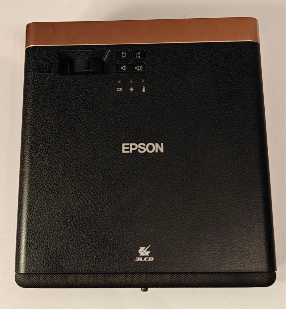 エプソン EF-100B ホームプロジェクター レーザー光源 ブラック 動作良好