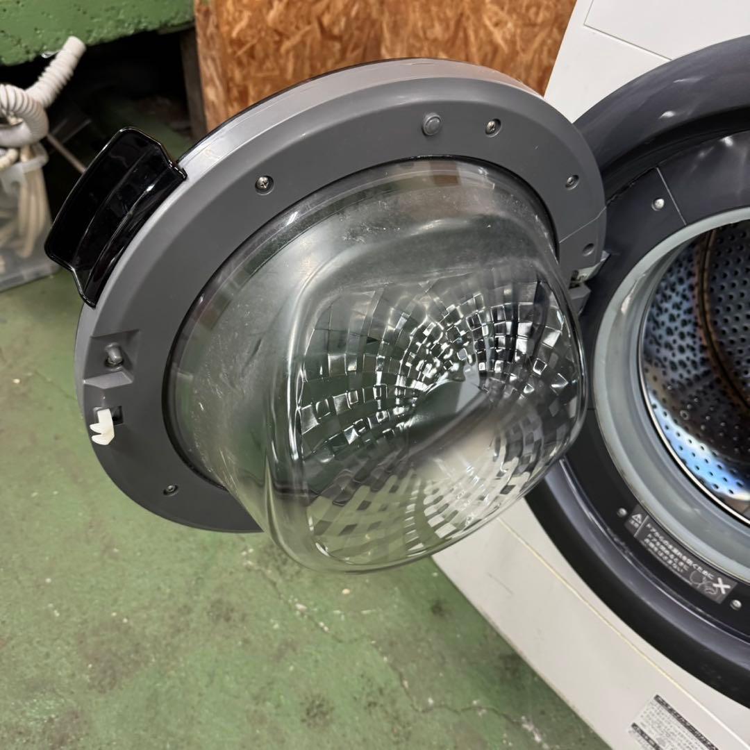 306 SHARP 洗濯機　ドラム式　コンパクト　一人暮らし　左開き　極美品
