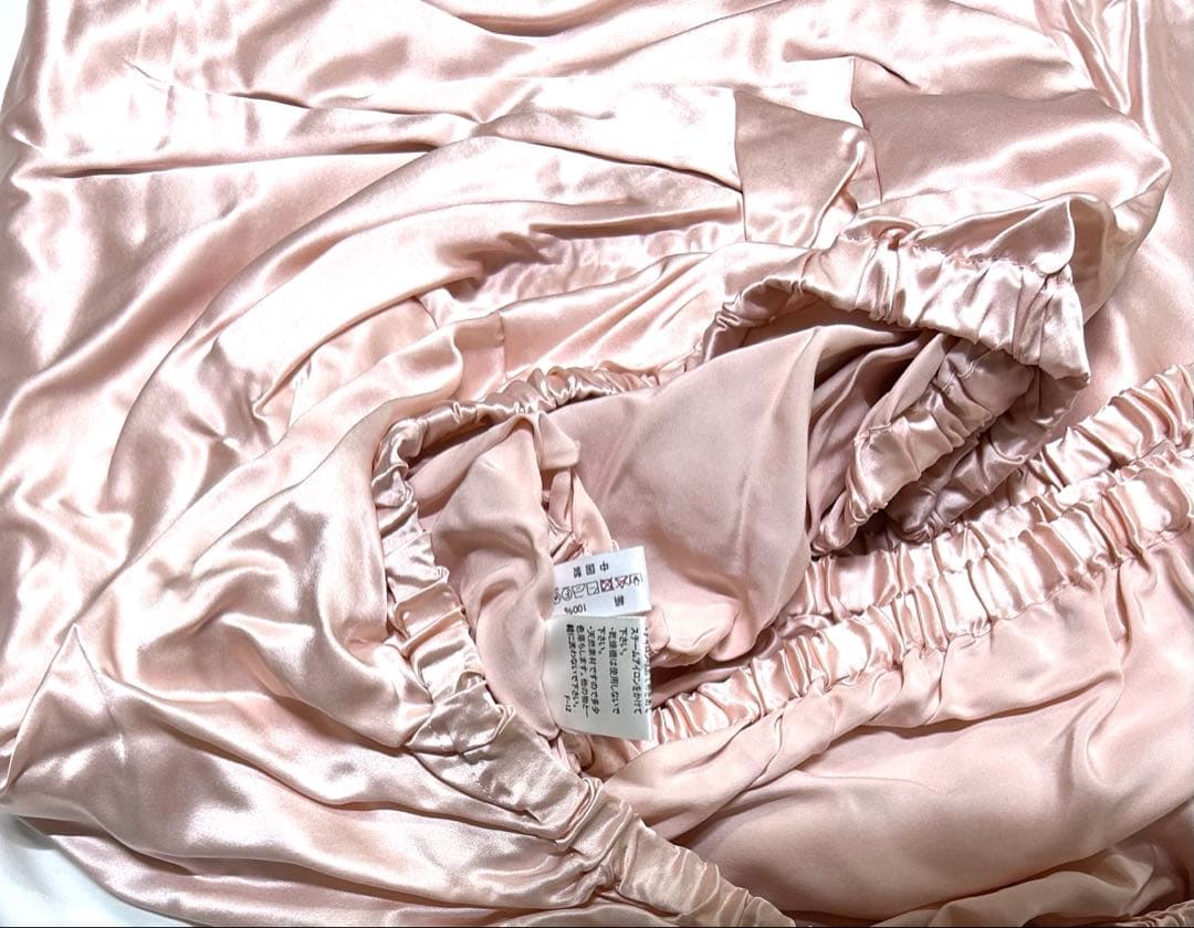 シルク100% 　ボックスシーツ　シングル