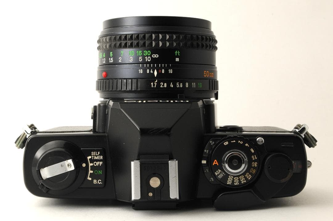 ミノルタ XG-E ブラック MD ROKKOR 50mm F/1.7