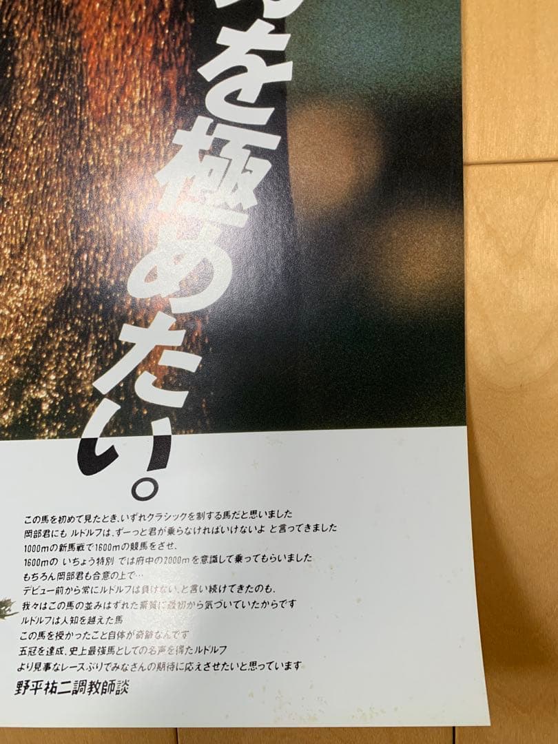 ヒーロー列伝　シンボリルドルフ　B3 ポスター