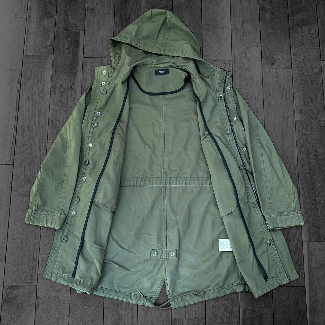 DIESEL 3way モッズコート　カーキ　y2k archive 00s