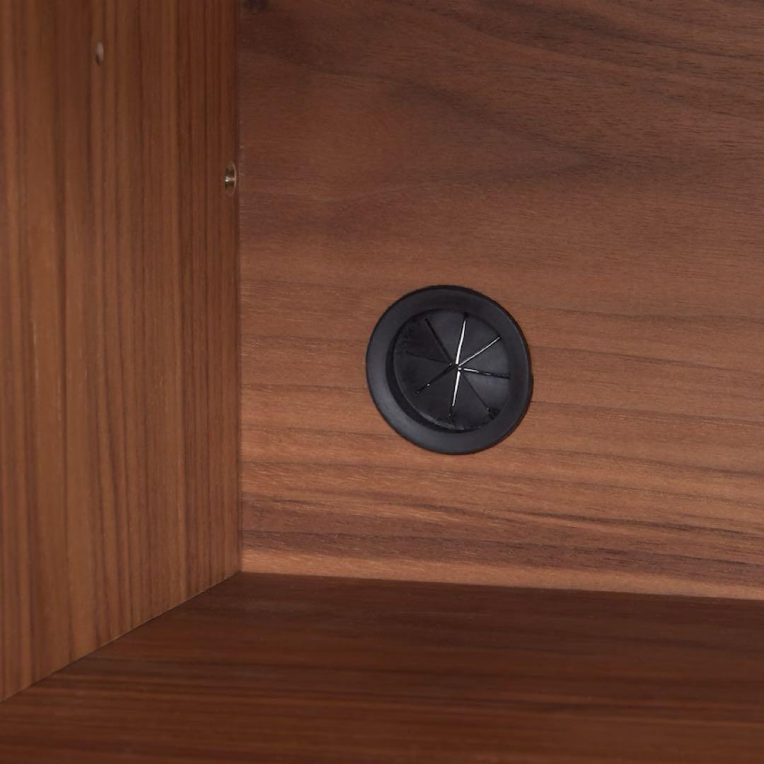 無印良品スタッキングキャビネット／ウォールナット材