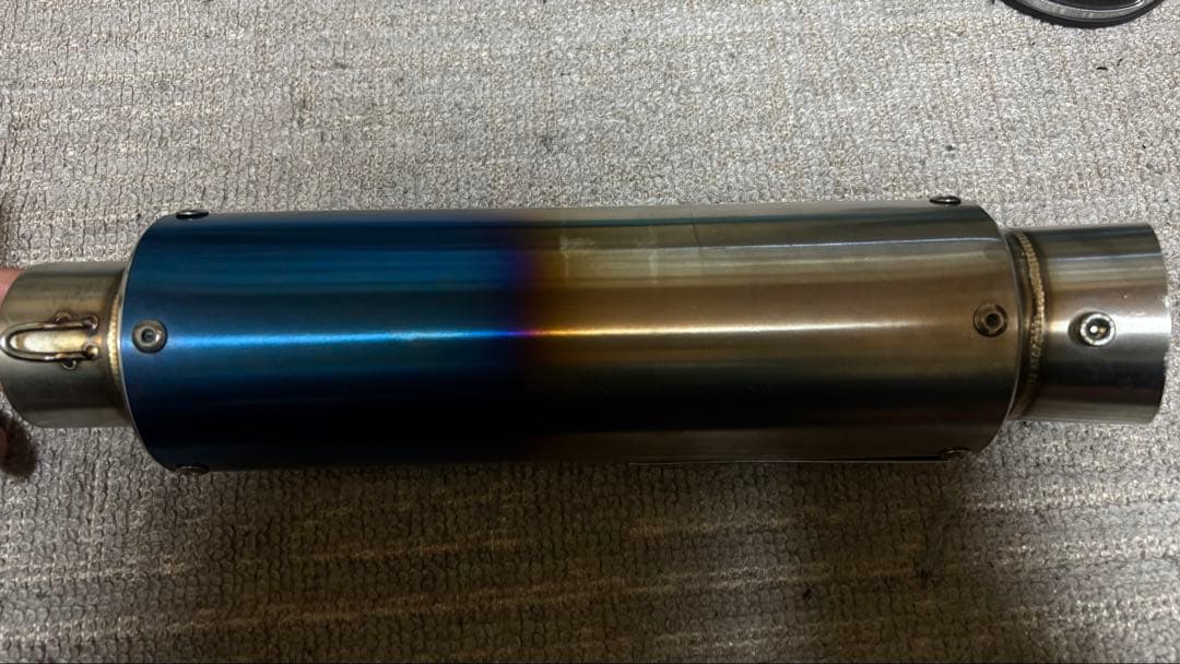 DANMOTO スリップオンマフラー チタン 50.8