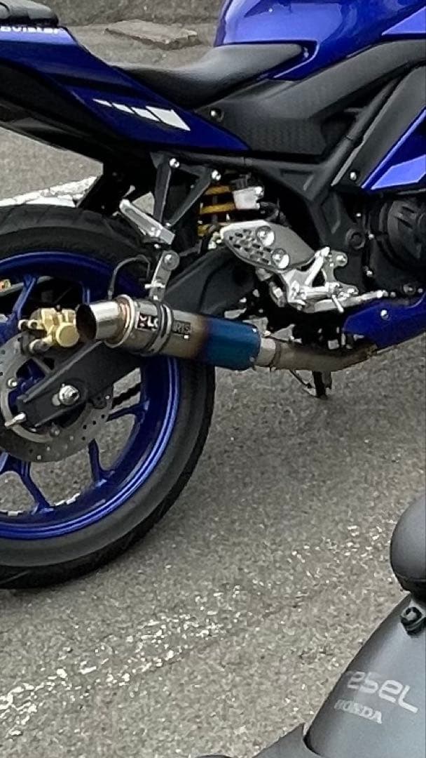 DANMOTO スリップオンマフラー チタン 50.8