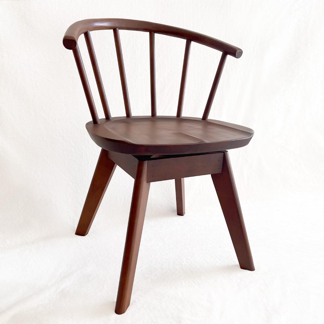 【送料込み】回転式 ダイニングチェア NコレクションC-53S MBR ニトリ