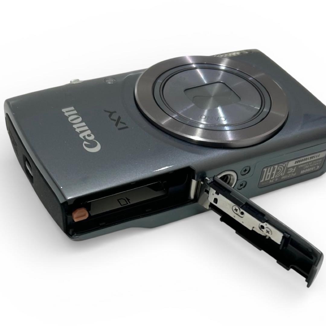 美品 Canon キヤノン IXY160 PC2196 シルバー デジタルカメラ