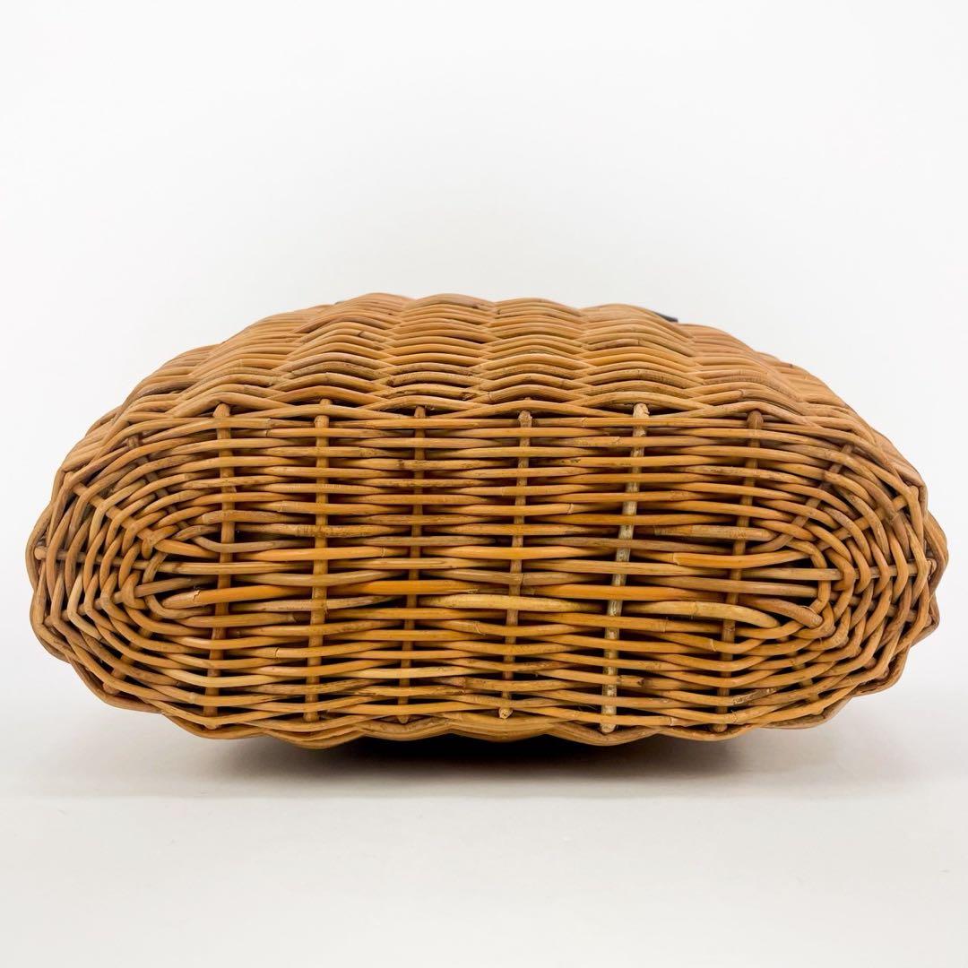 極美品 ebagos エバゴス ブランケット付きカゴバッグ トートバッグ ハート