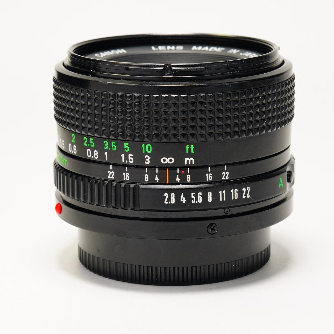 【極美品】動作◎ Canon New FD 28mm F2.8 356