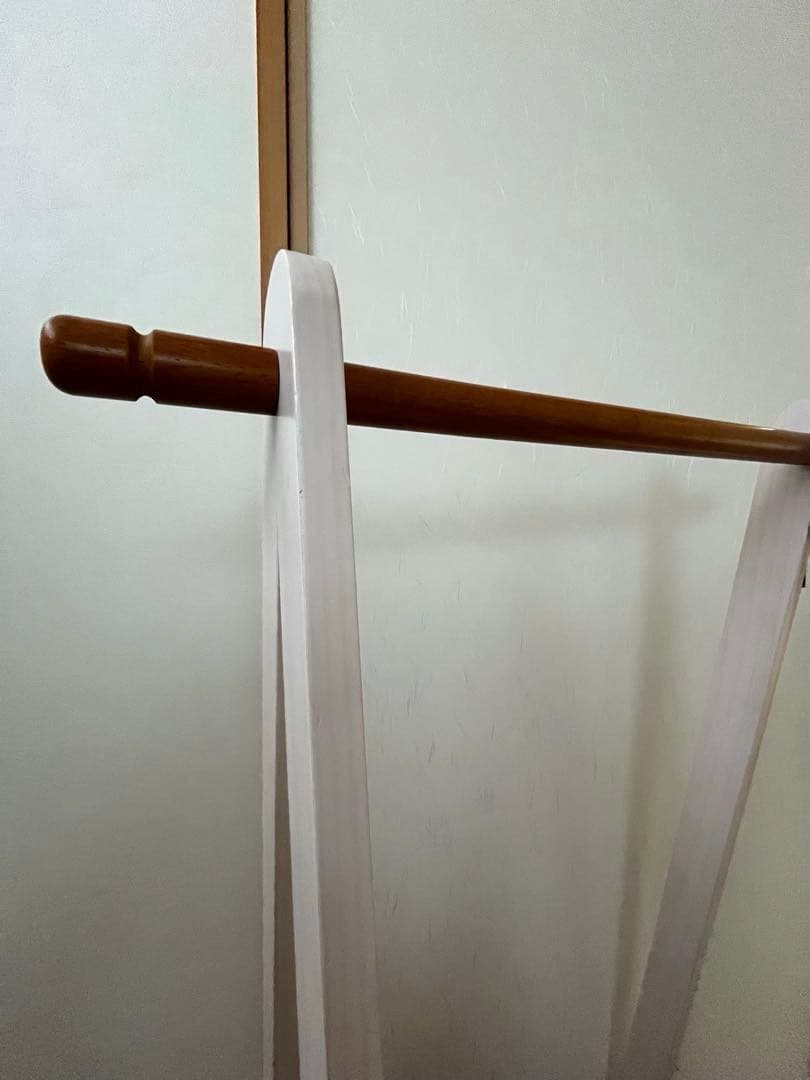 Milk木製ハンガーラック キャスター付き 北欧 木育 キッズ