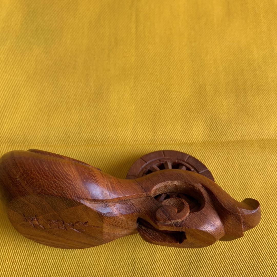 ミニ　墨つぼ　坪昭作　舟形若葉坪A