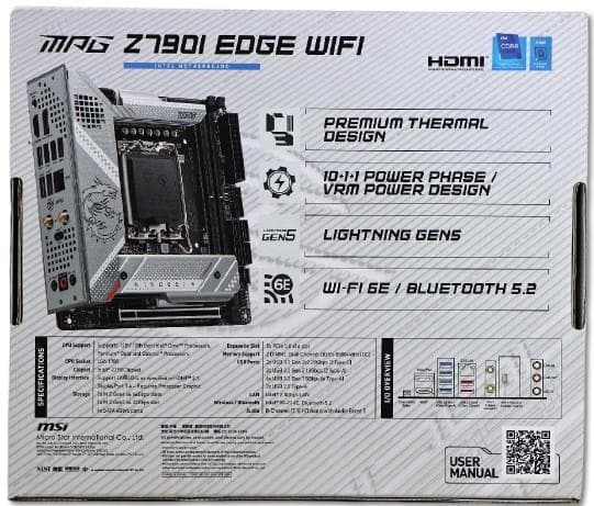 f*3様 MPG Z790I EDGE WIFI マザーボード