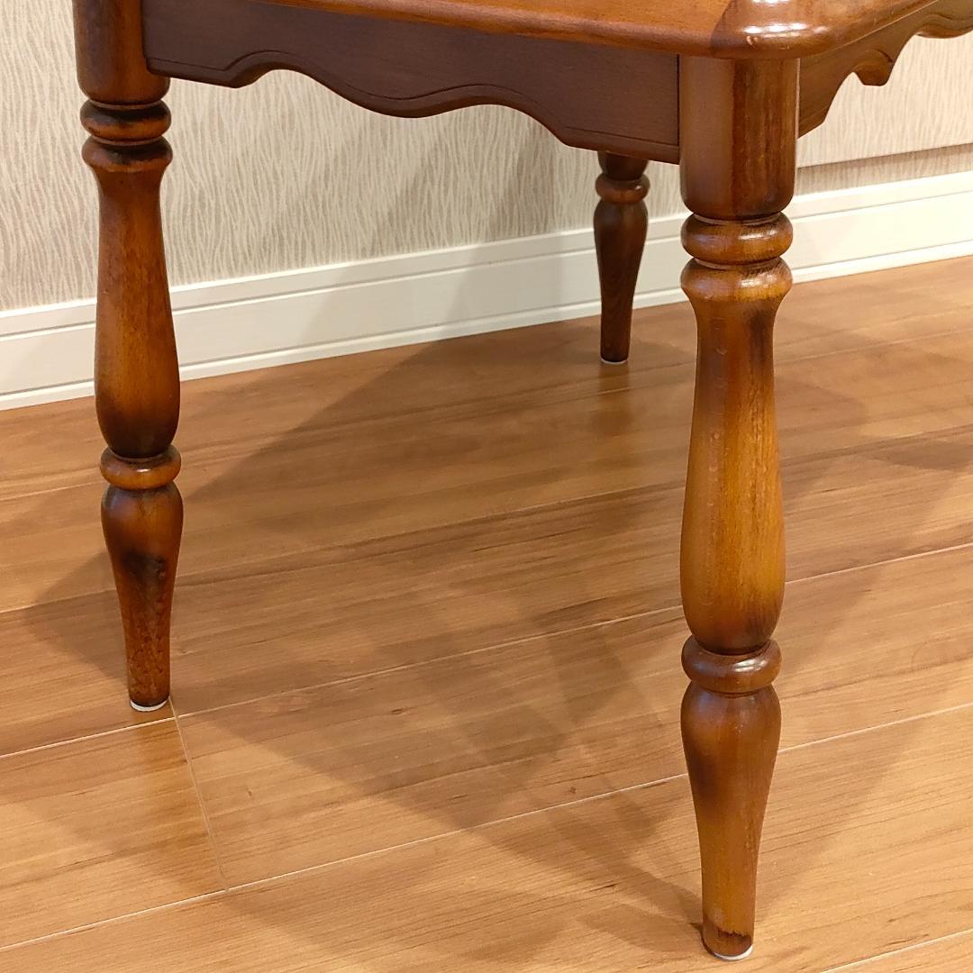 カリモク　サイドテーブル　コーヒーテーブル　天然木