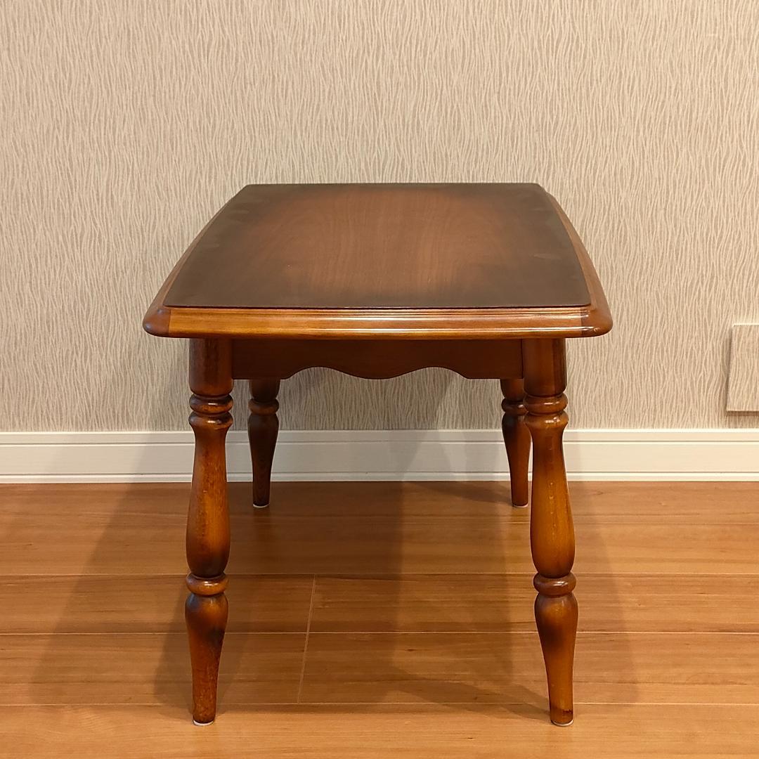 カリモク　サイドテーブル　コーヒーテーブル　天然木