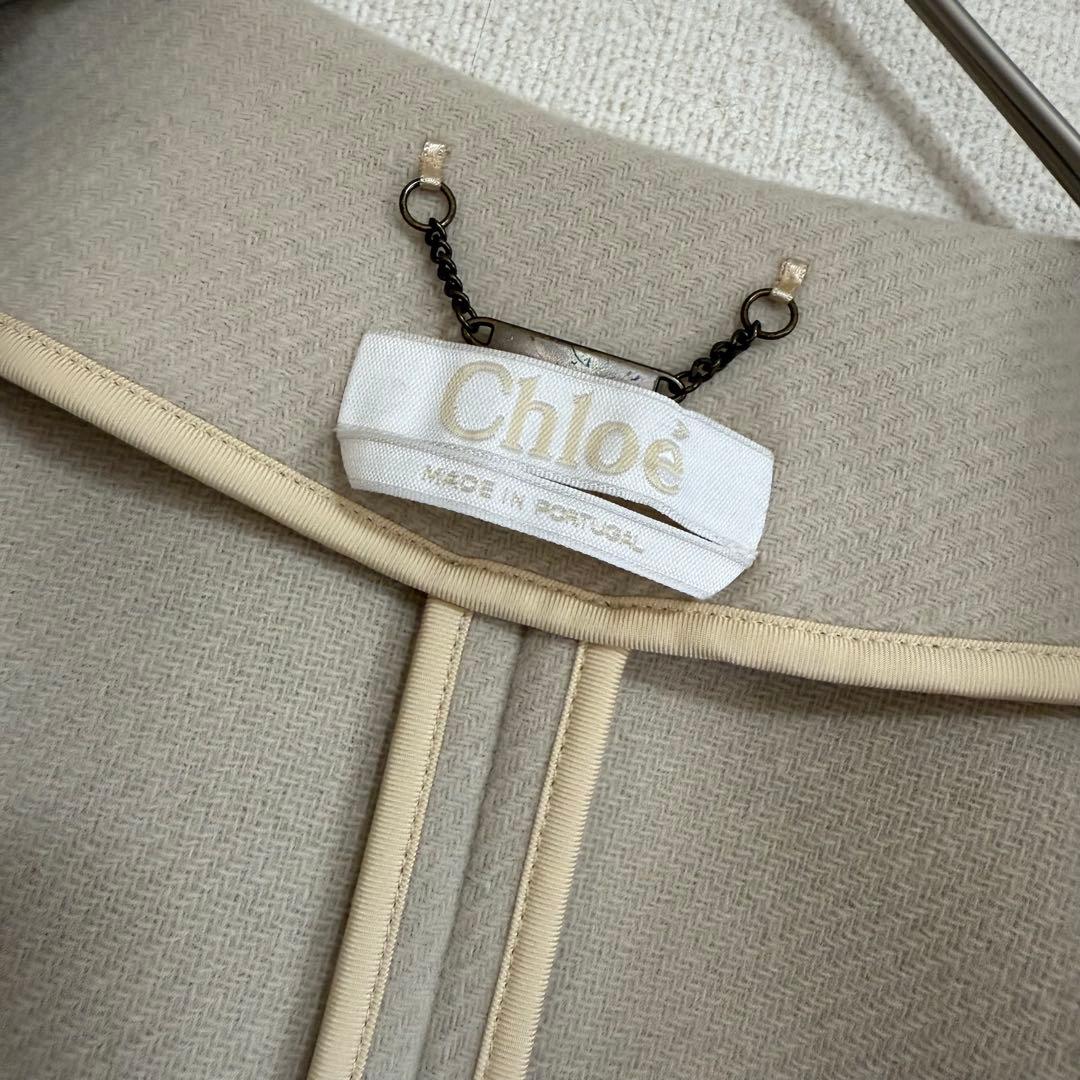 美品★Chloe★大草直子さん着用★バージンウール★ショートブルゾン★