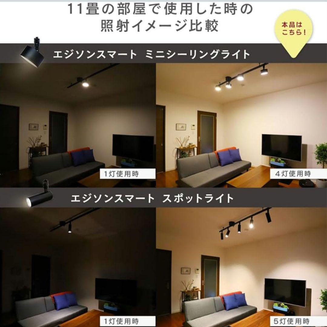 Edison Smart ミニシーリングライト 3個セット ホワイト