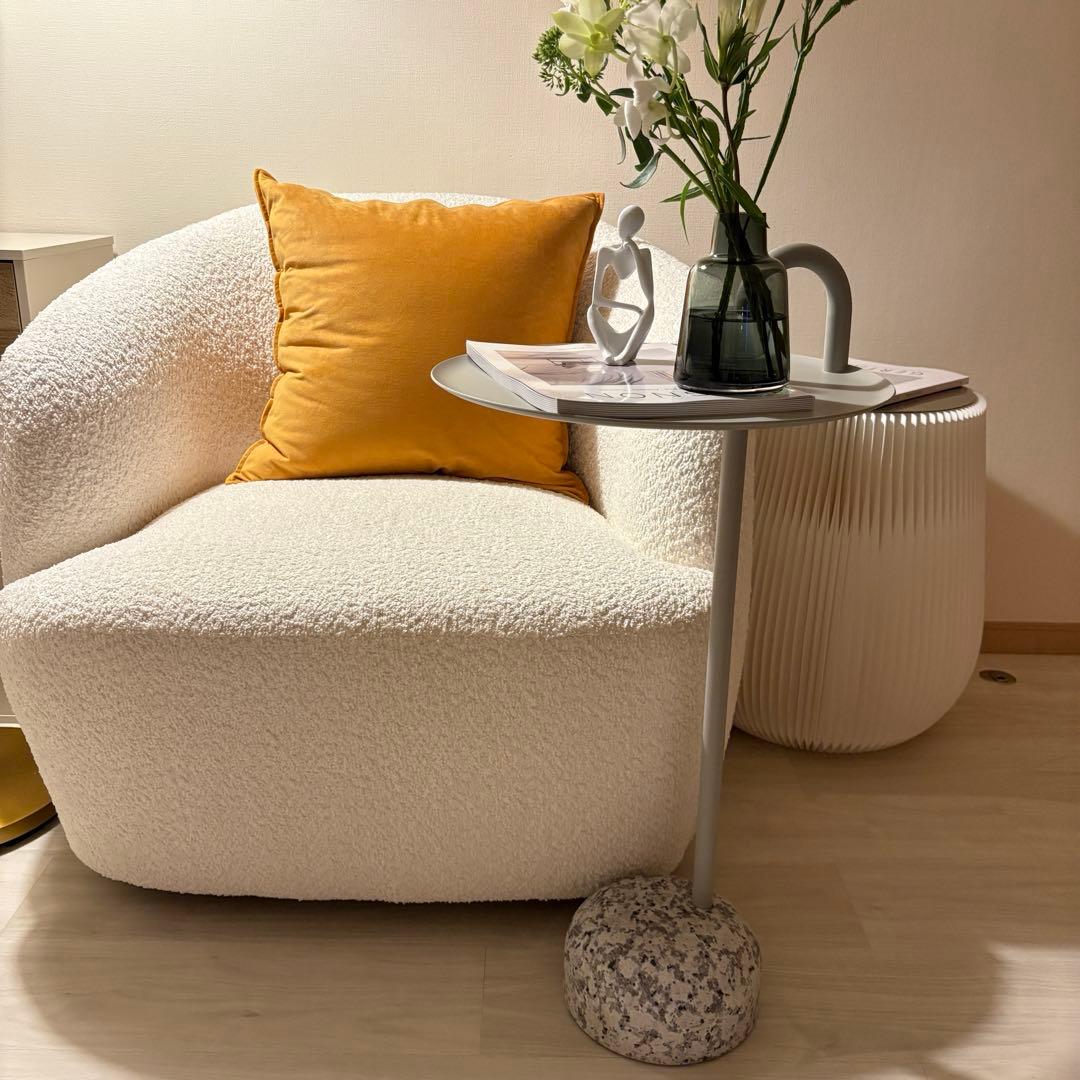 【未使用品】HAY Bowler Side Table ベージュ サイドテーブル