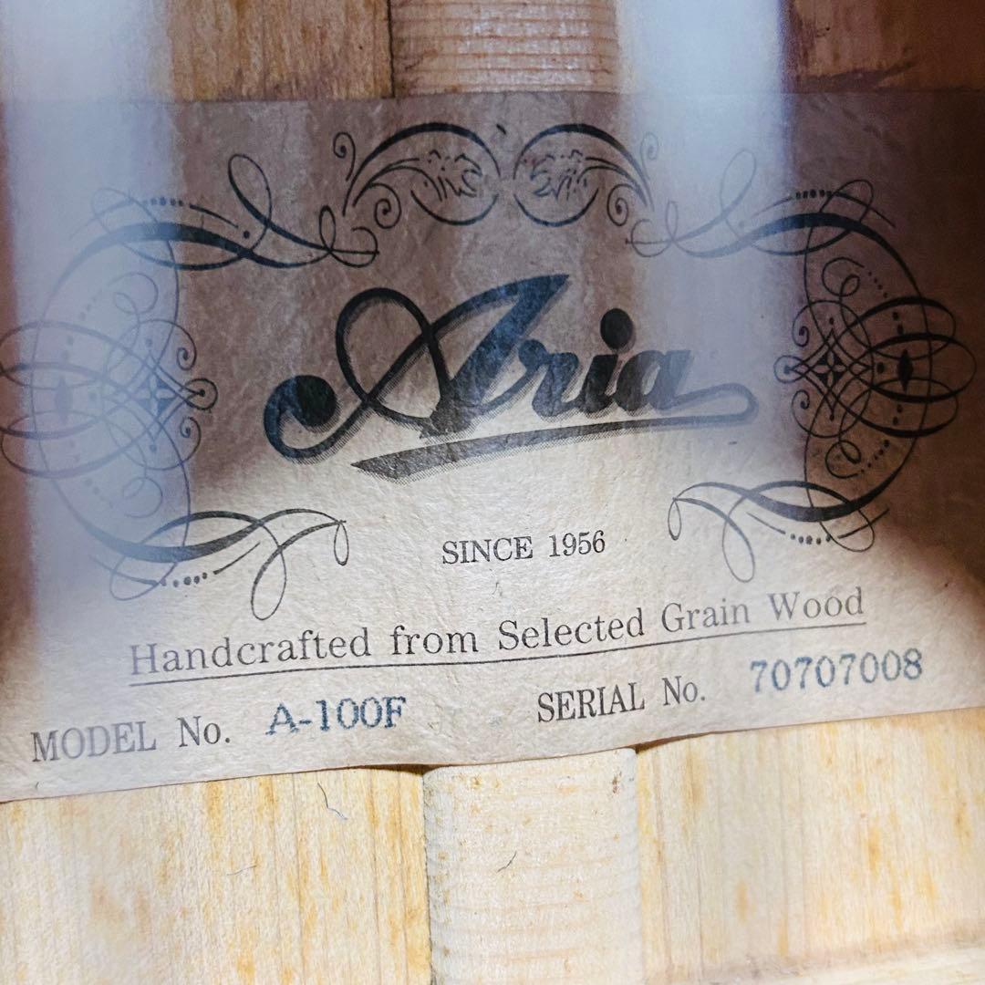 【希少】アコースティック ギター アリア A-100F ハードケース付