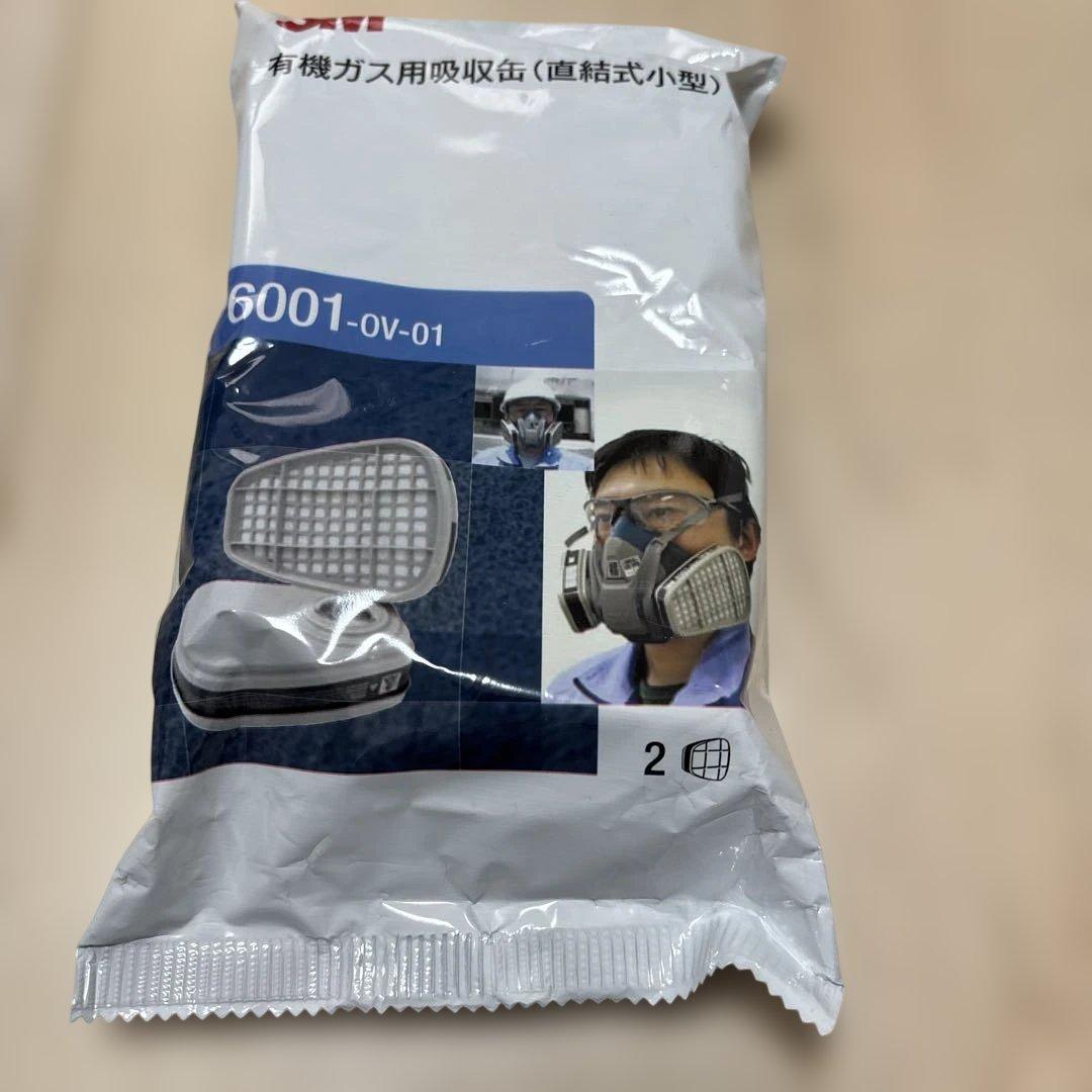 3M 6000面体防毒マスク2個＋吸収缶12 セット