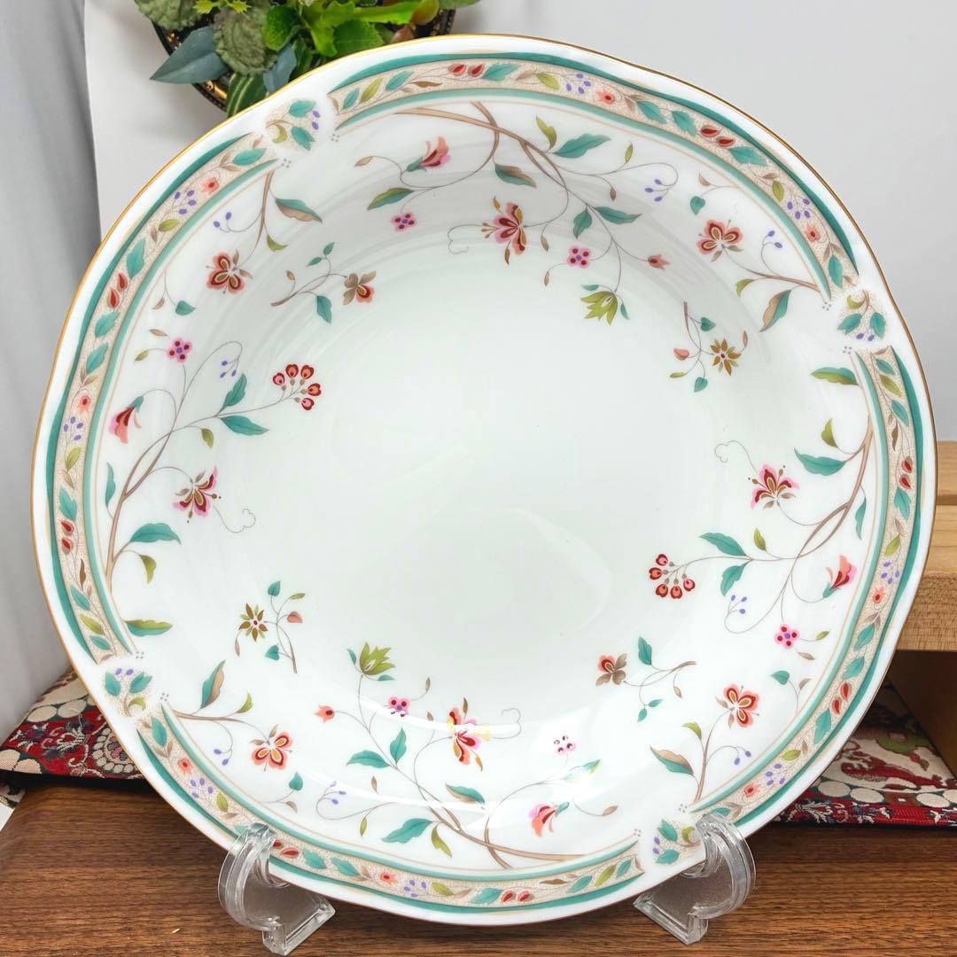 ノリタケ　花更紗　スープ皿・ケーキ皿・中皿・大皿　各2枚　合計8枚SET